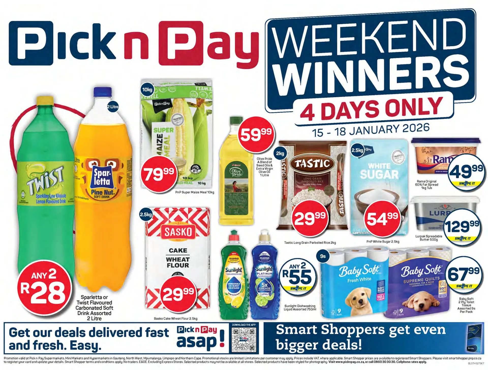 Pick n Pay catalogue from 15 January to 18 January 2026 - Catalogue Page 1