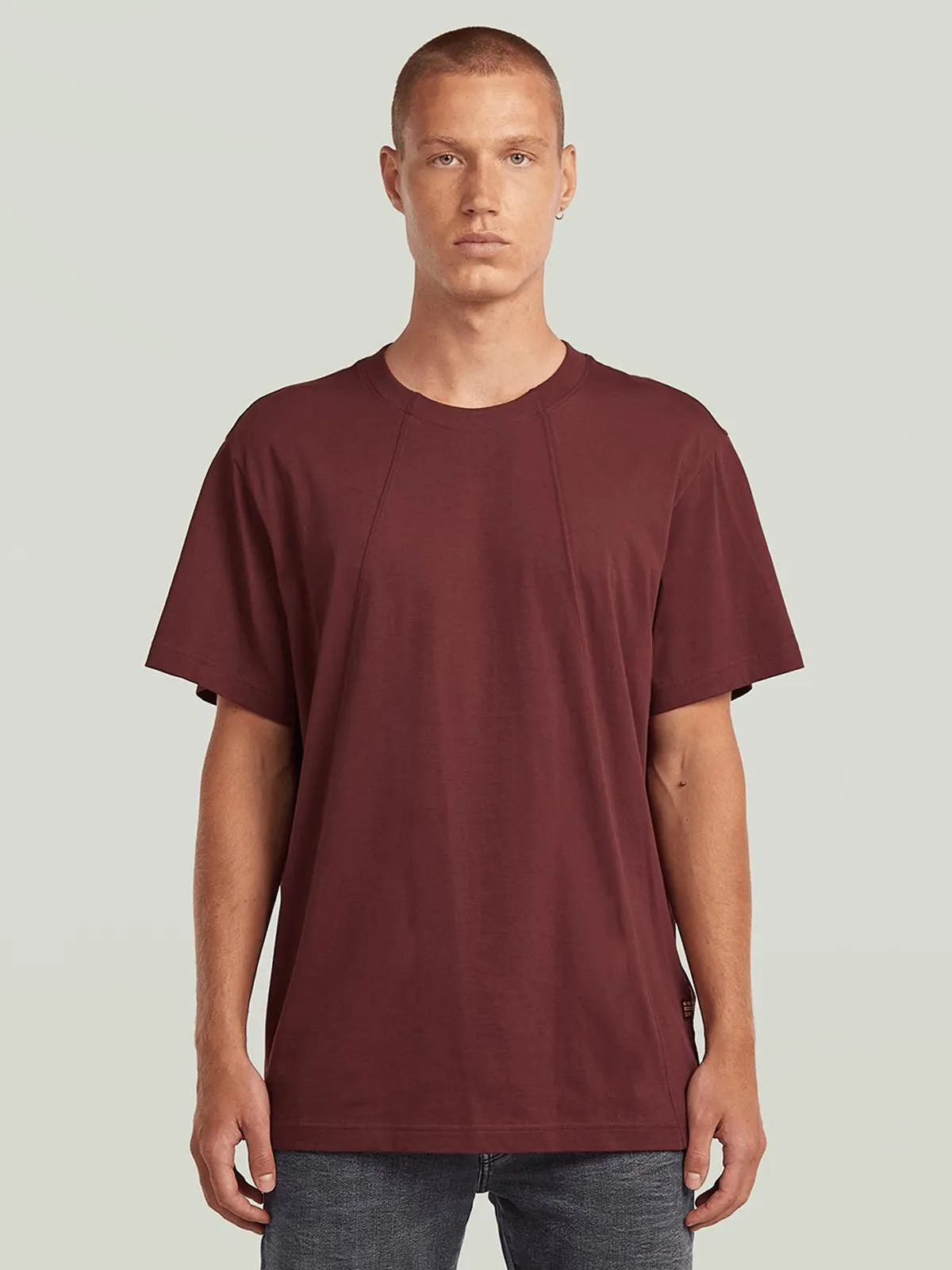 G-Star Men's A Line Loose Red T-Shirt