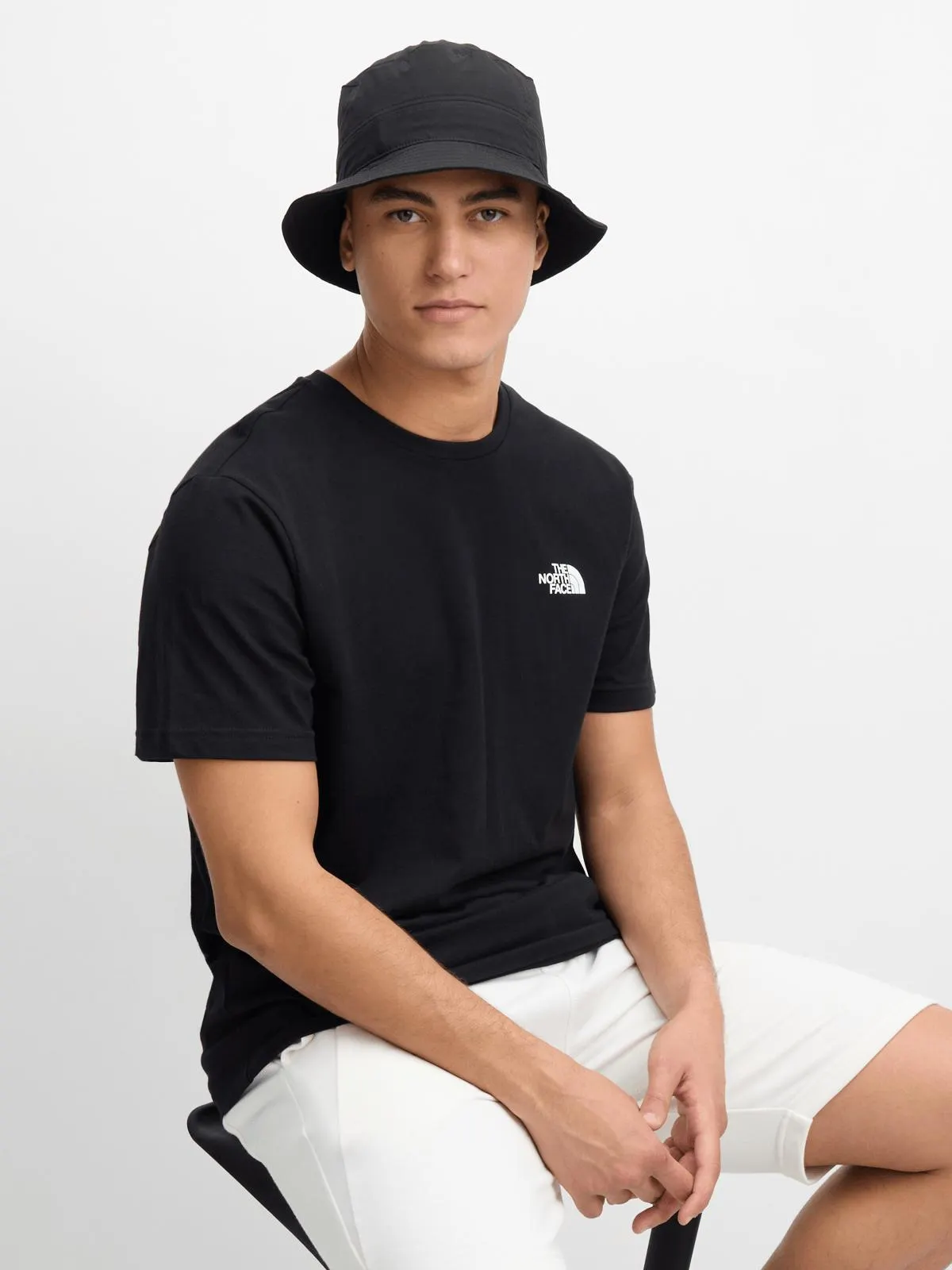 The North Face Mens Simple Dome Hunter Black Tee