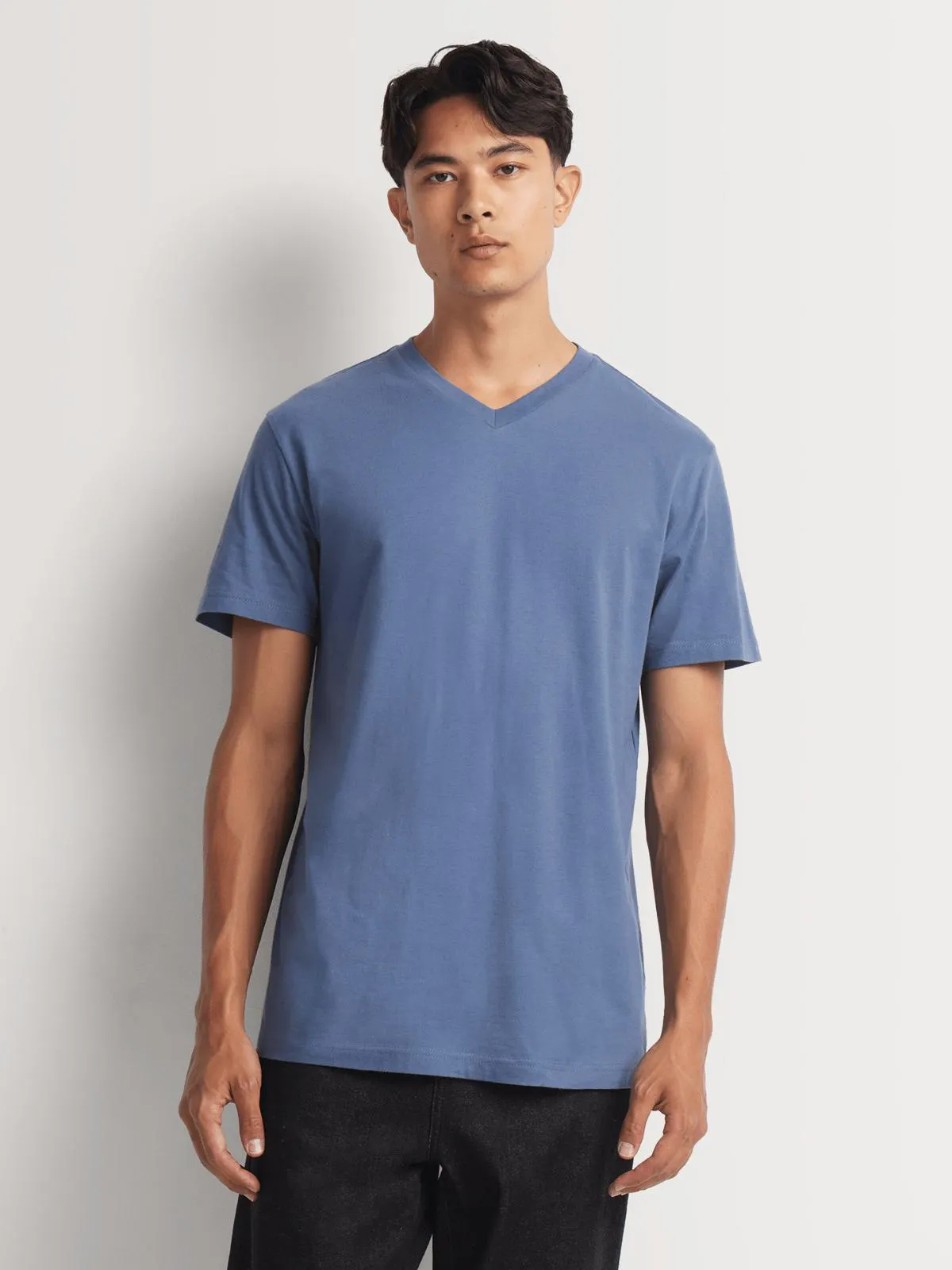 Men's Markham V-Neck Sky Blue T-Shirt