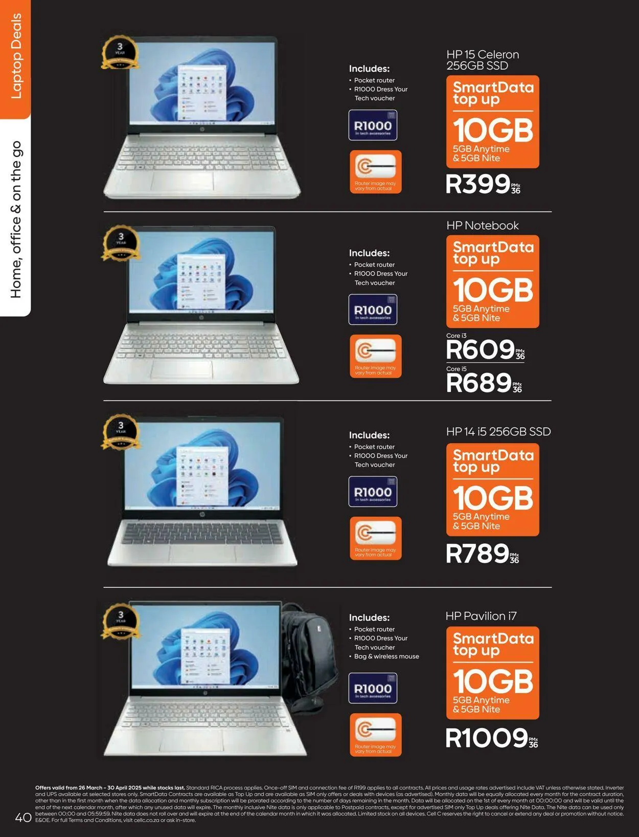 Cell C Current catalogue from 27 March to 10 April 2025 - Catalogue Page 40