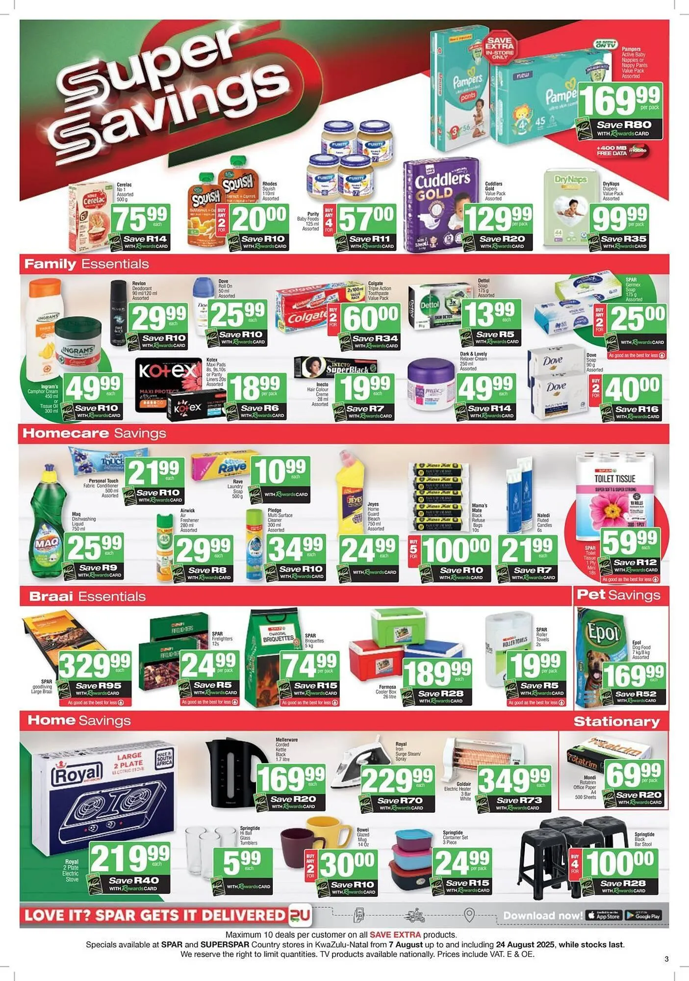 Spar catalogue from 7 August to 24 August 2025 - Catalogue Page 3