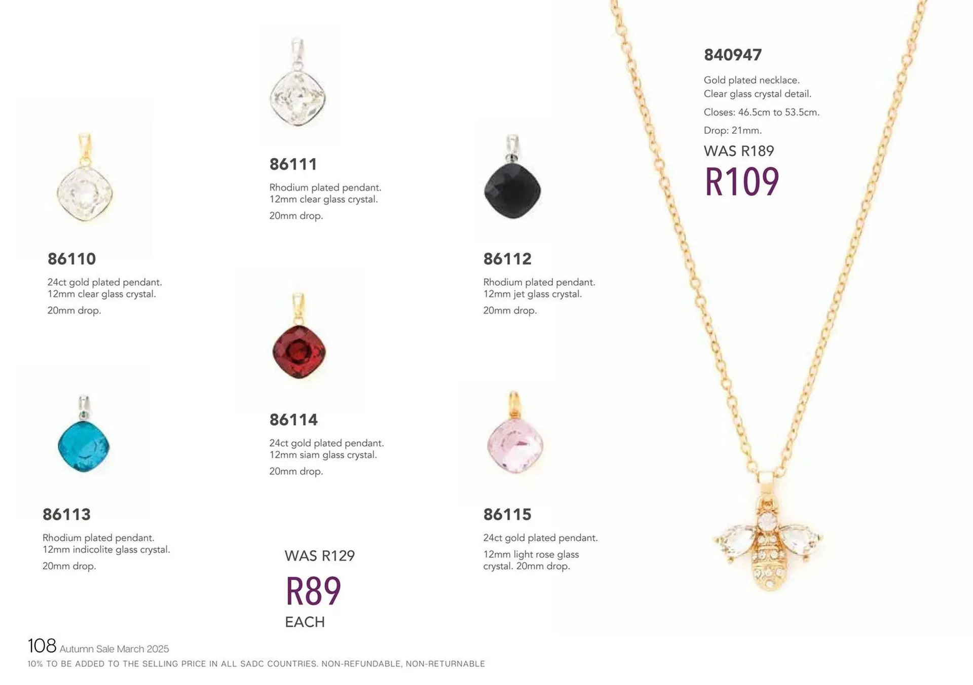 Honey Fashion Accessories catalogue from 6 June to 12 June 2025 - Catalogue Page 110