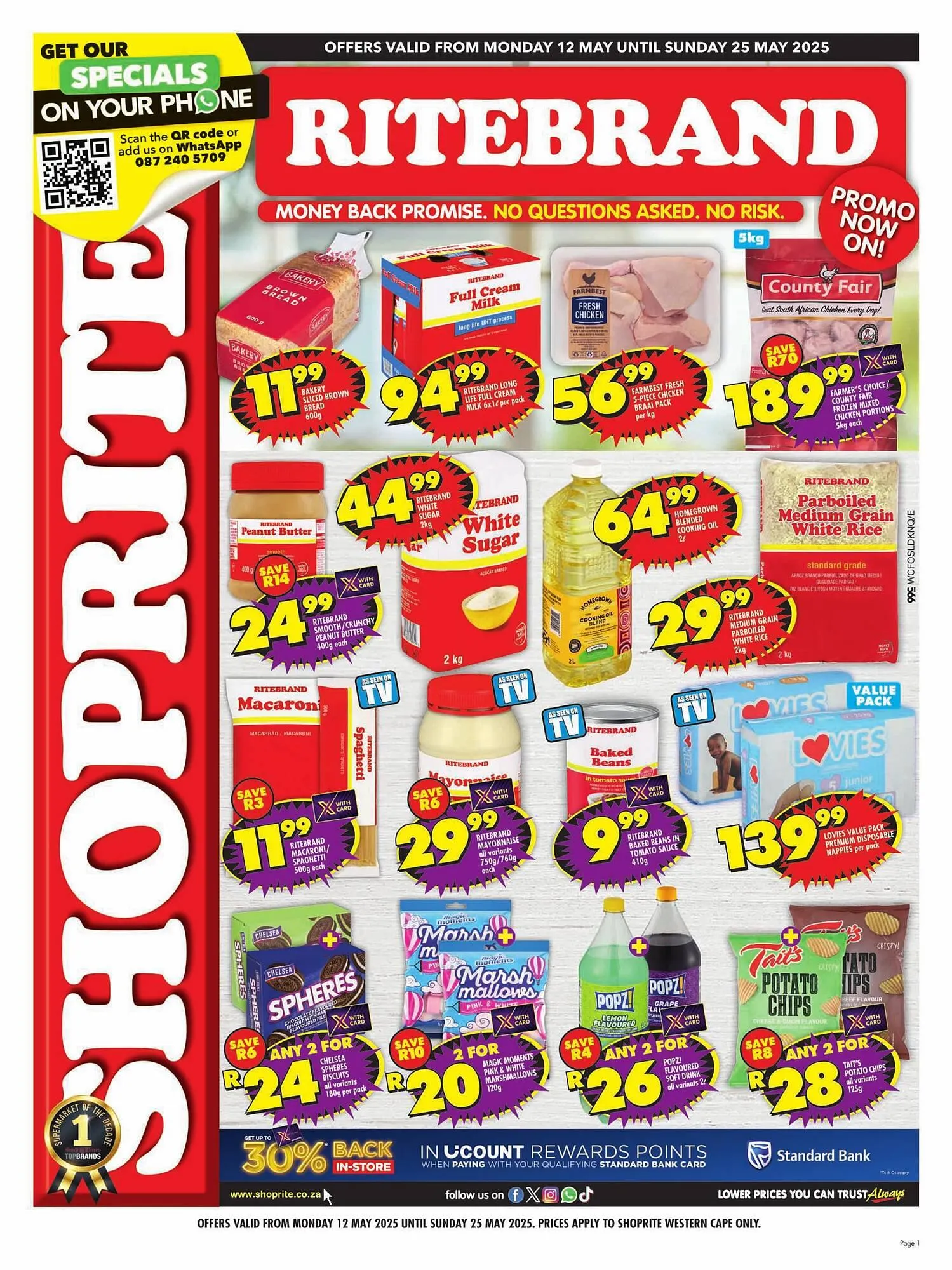 Shoprite catalogue from 12 May to 25 May 2025 - Catalogue Page 1