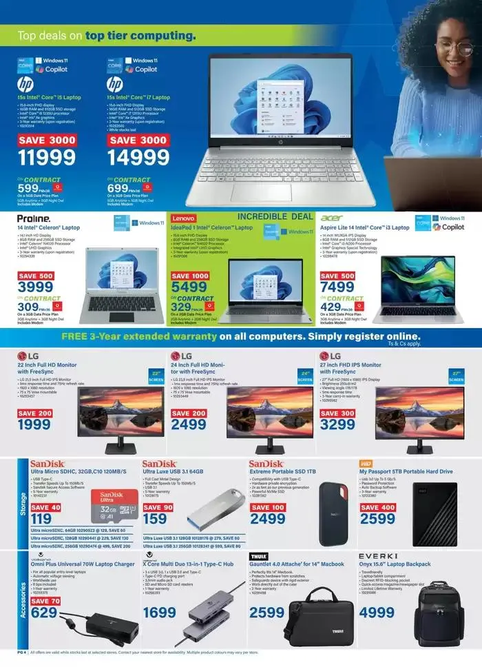 Get the best tech on contract from 1 October to 6 October 2024 - Catalogue Page 4