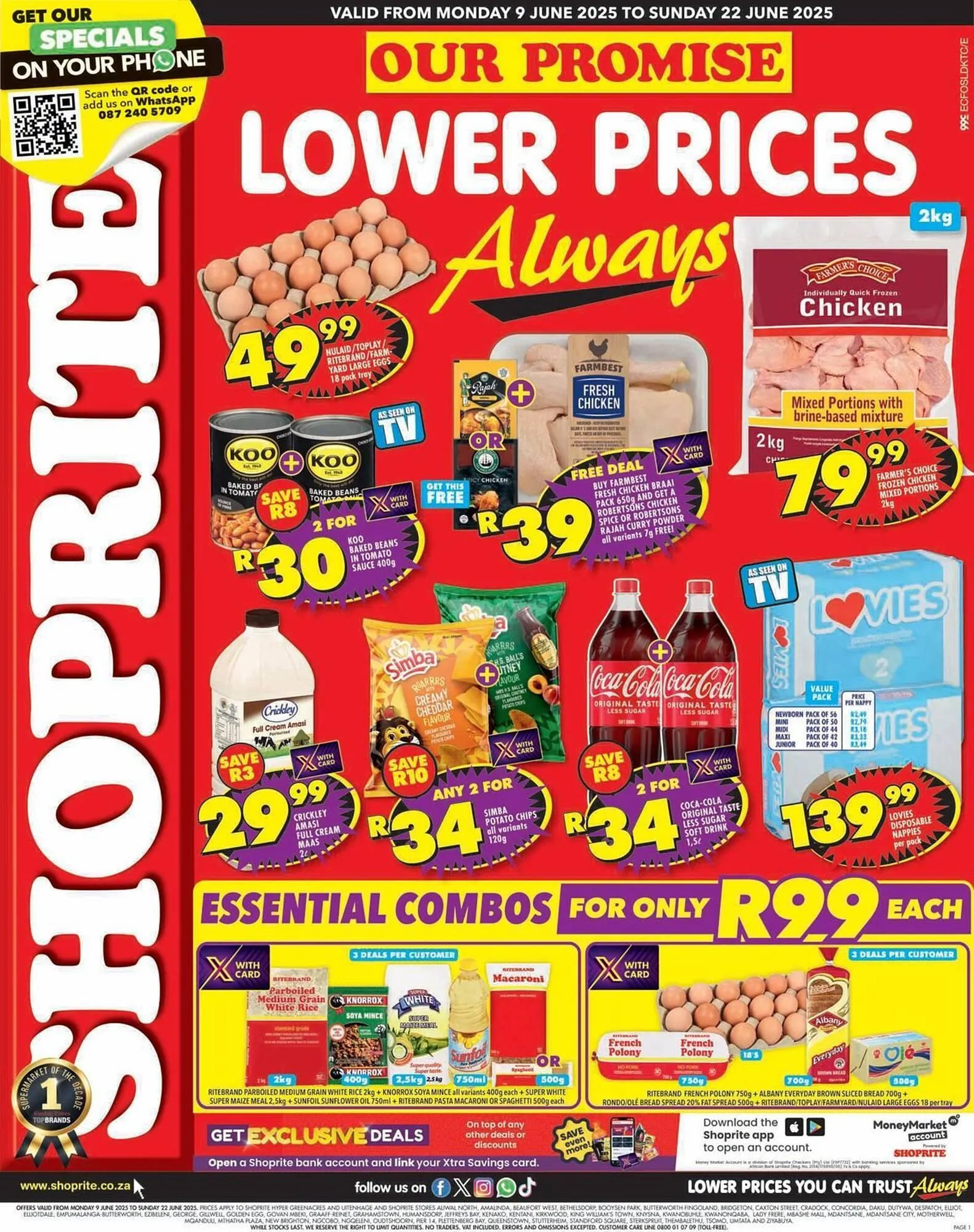 Shoprite catalogue from 9 June to 22 June 2025 - Catalogue Page 1