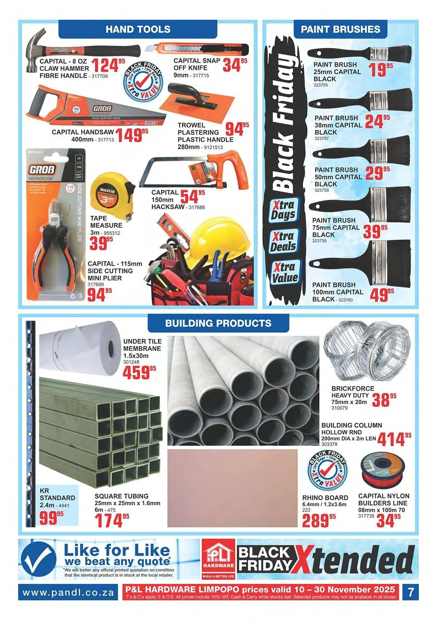 Cashbuild catalogue from 10 November to 30 November 2025 - Catalogue Page 7