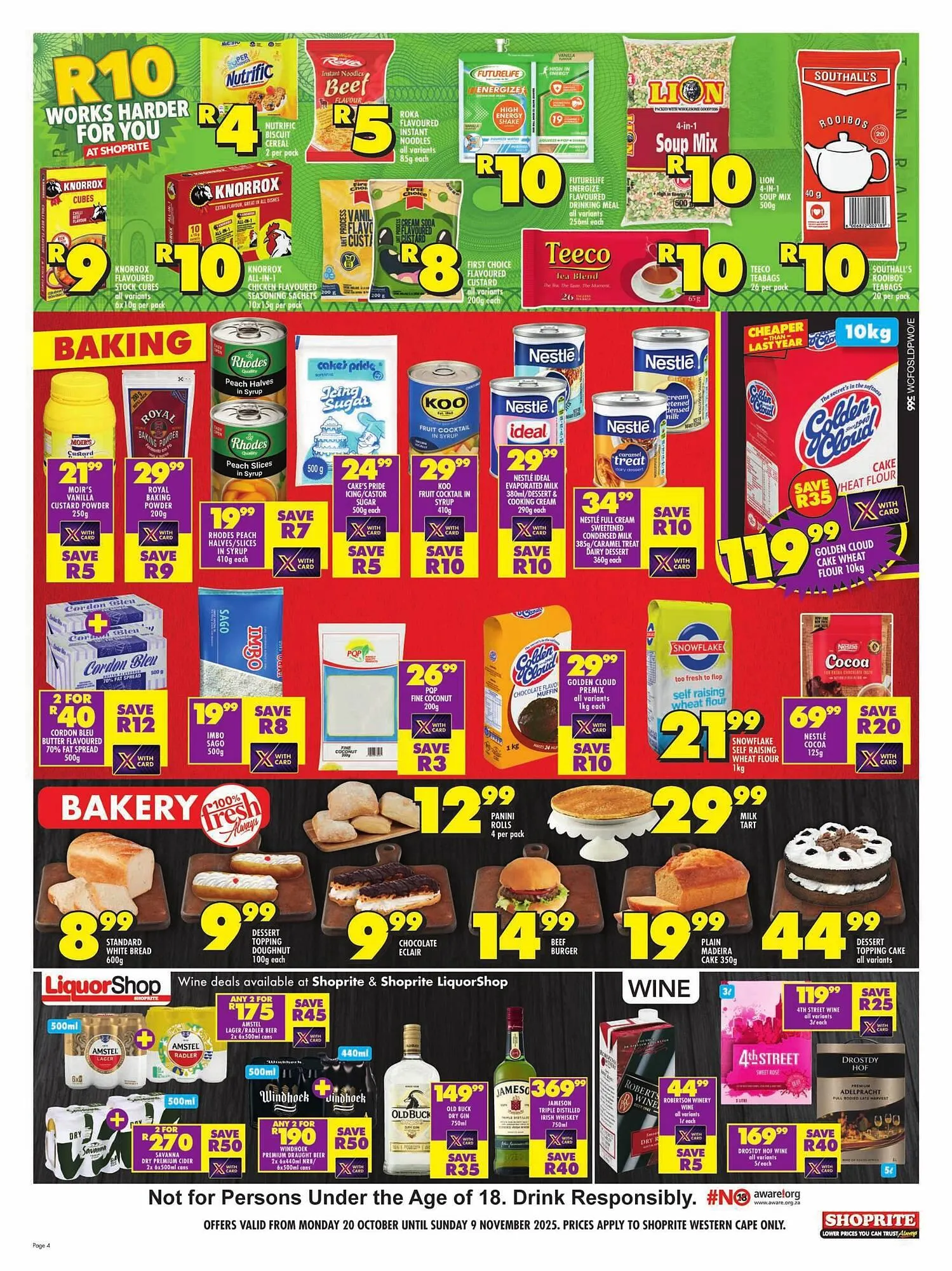 Shoprite catalogue from 20 October to 9 November 2025 - Catalogue Page 4