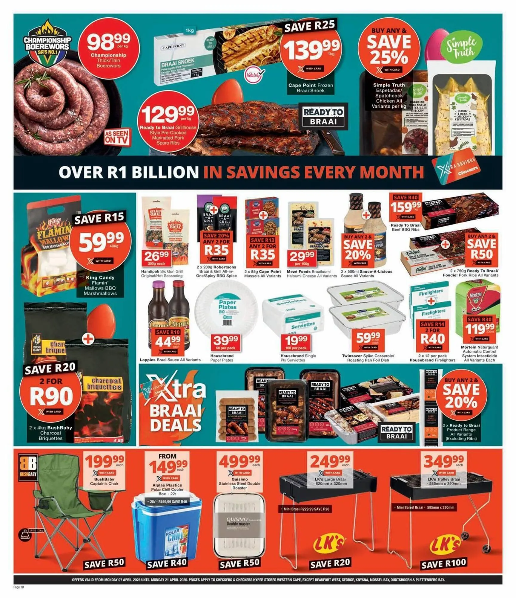 Checkers catalogue from 7 April to 21 April 2025 - Catalogue Page 10