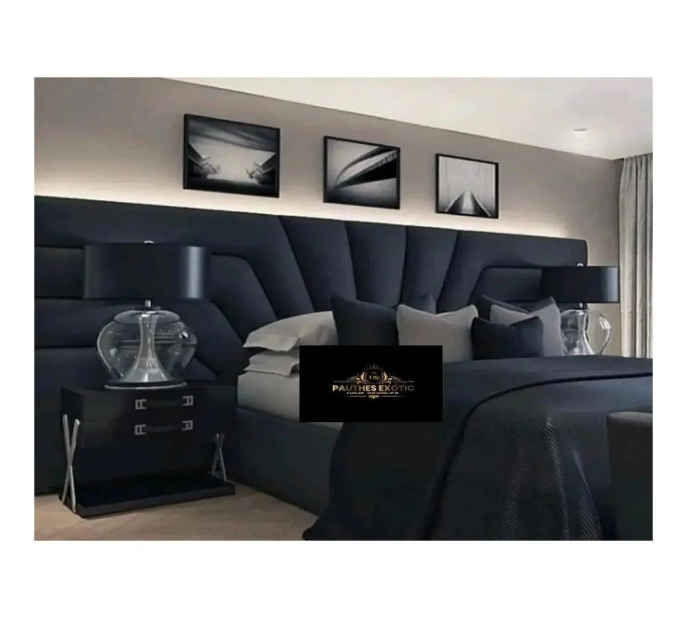 Butterfly Headboard and Base King - 183cm Base & 200cm Headboard