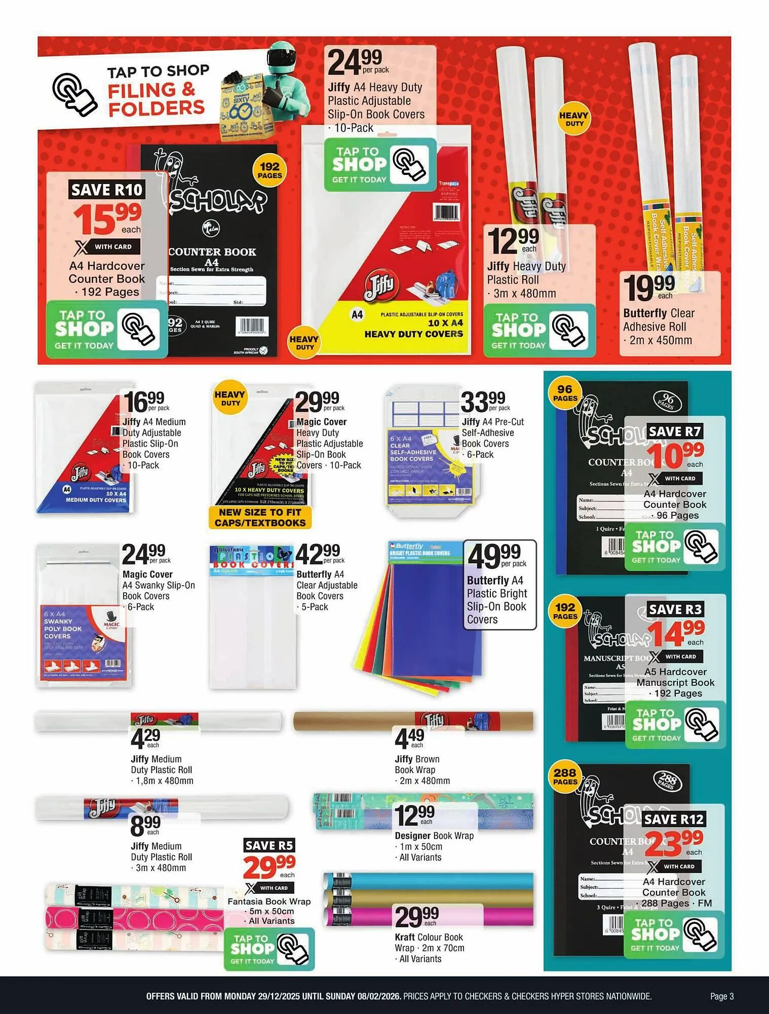 Checkers catalogue from 29 December to 8 February 2026 - Catalogue Page 3