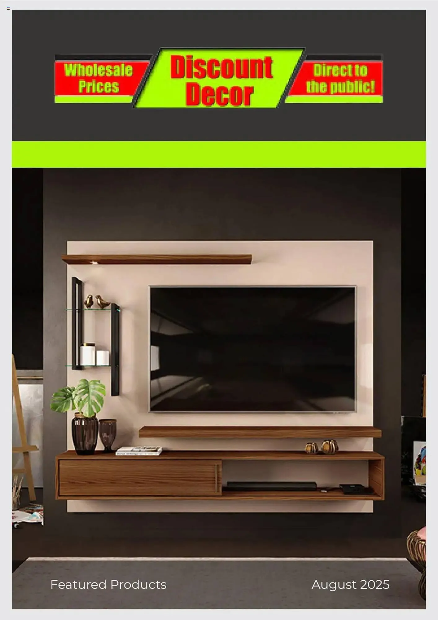 Discount Decor catalogue from 7 August to 28 August 2025 - Catalogue Page 1