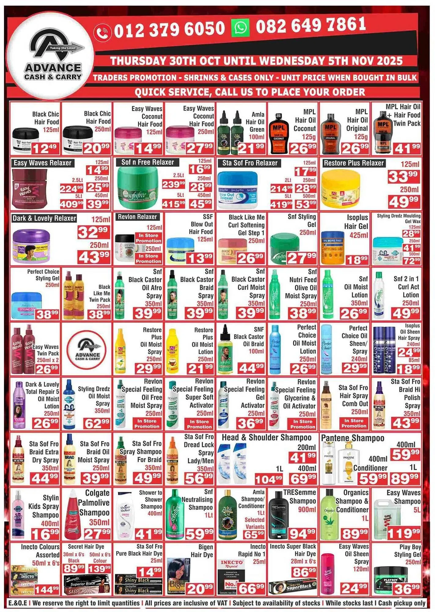 Advance Cash n Carry catalogue from 30 October to 5 November 2025 - Catalogue Page 12