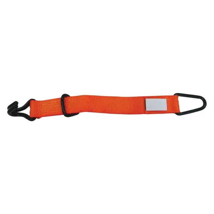Autogear Lashing Straps Adjustable Velcro With D-Ring