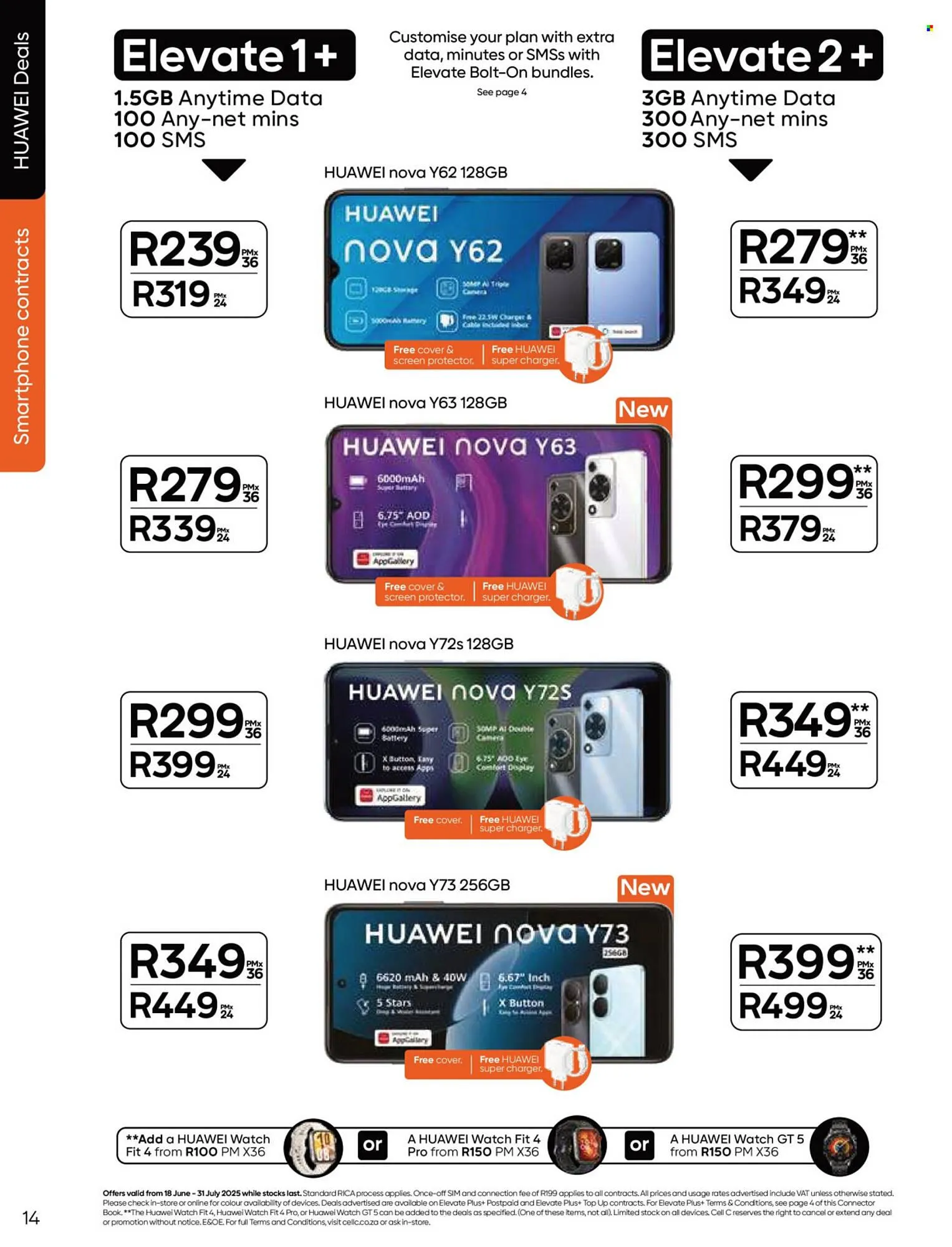 Cell C catalogue from 18 June to 31 July 2025 - Catalogue Page 14