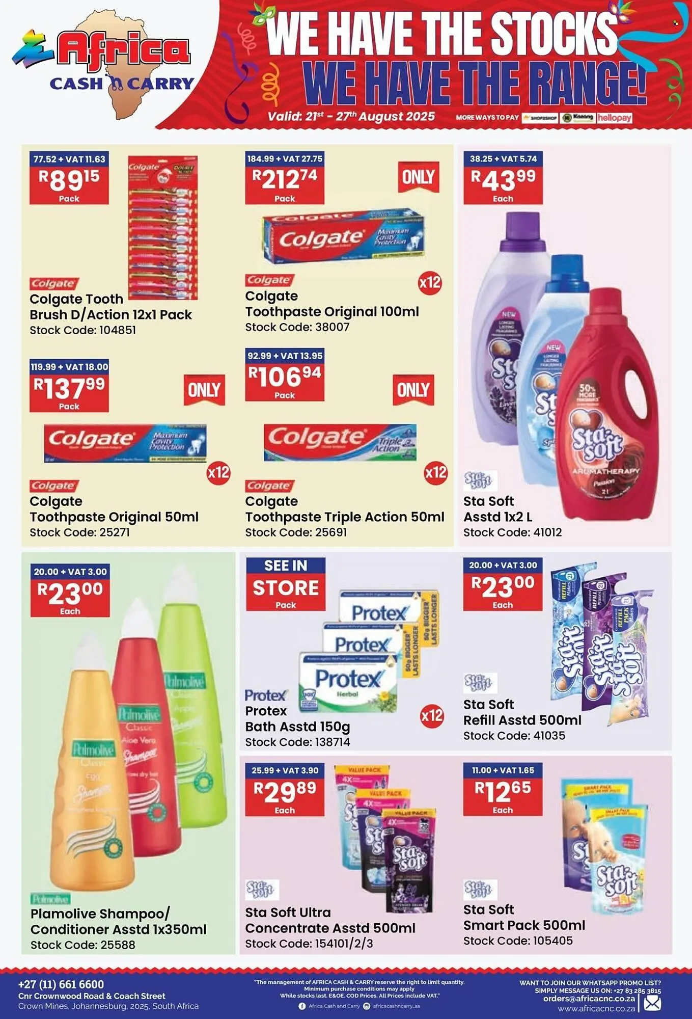 Africa Cash and Carry catalogue from 21 August to 27 August 2025 - Catalogue Page 28