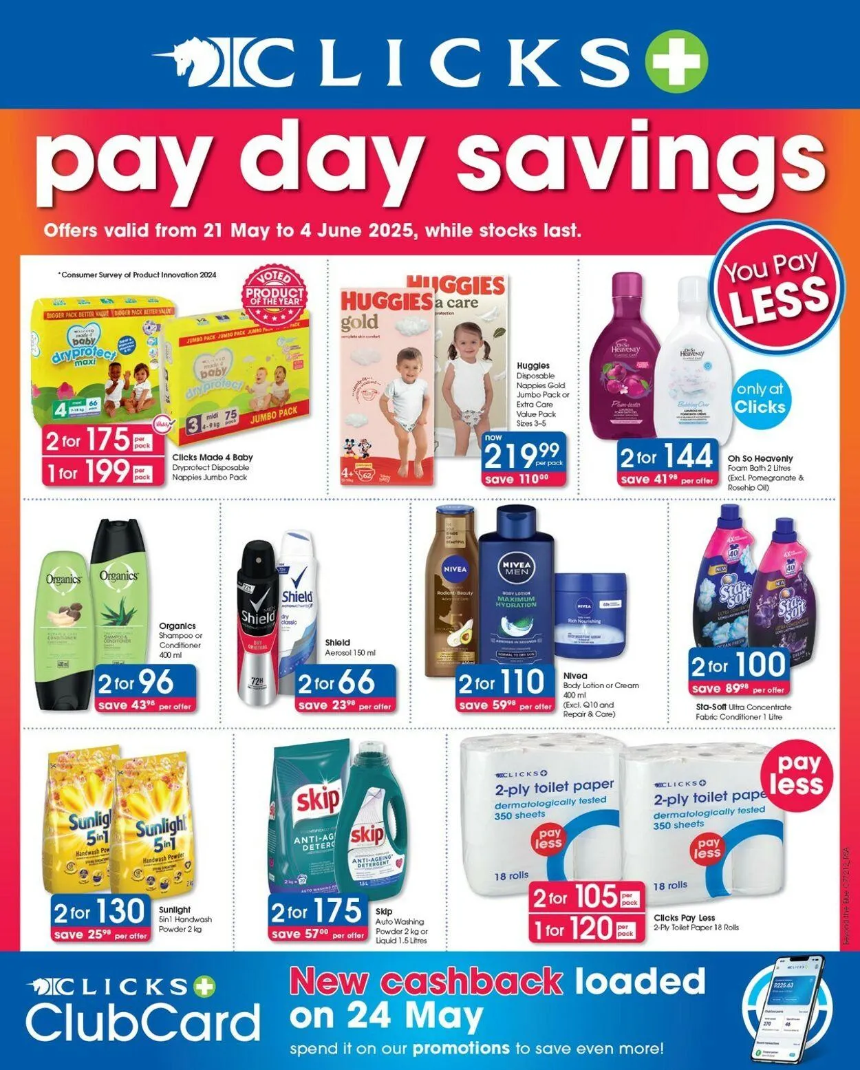 Clicks Current catalogue from 17 June to 1 July 2025 - Catalogue Page 1