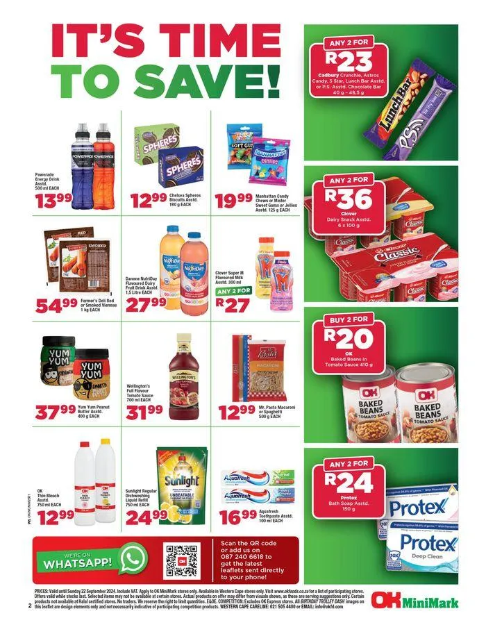 OK MiniMark weekly specials from 11 September to 22 September 2024 - Catalogue Page 2