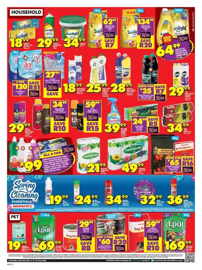 Shoprite Promise Western Cape from 24 September to 6 October 2024 - Catalogue Page 12
