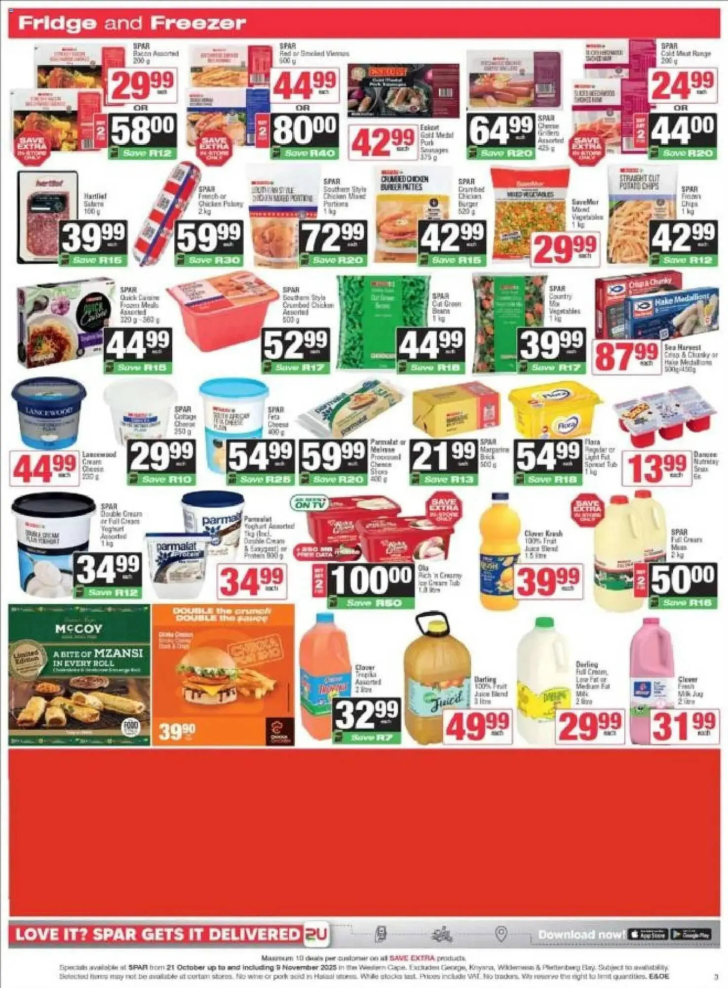 Spar catalogue from 21 October to 9 November 2025 - Catalogue Page 1