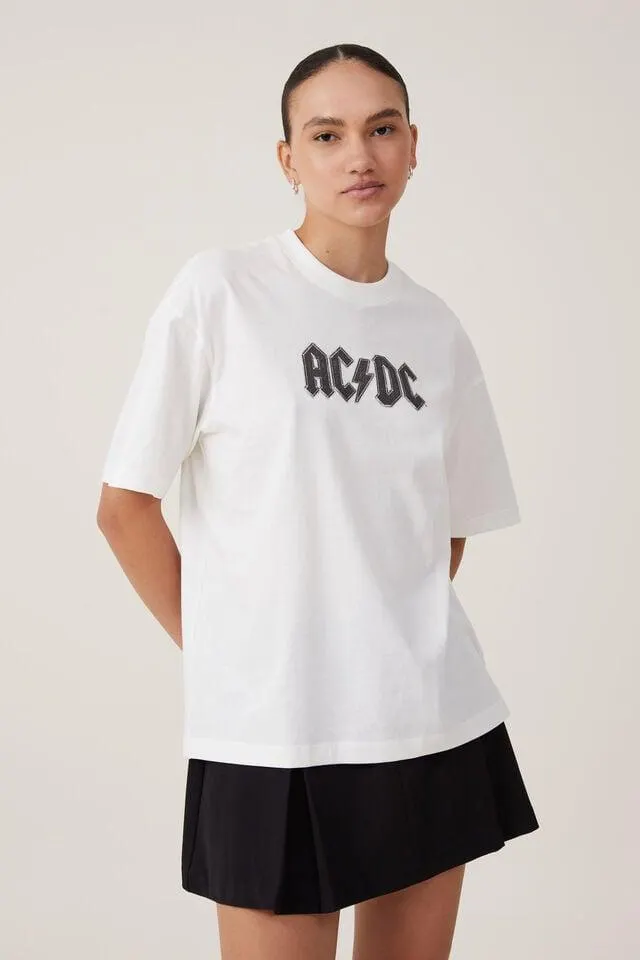Acdc Boxy Graphic Tee