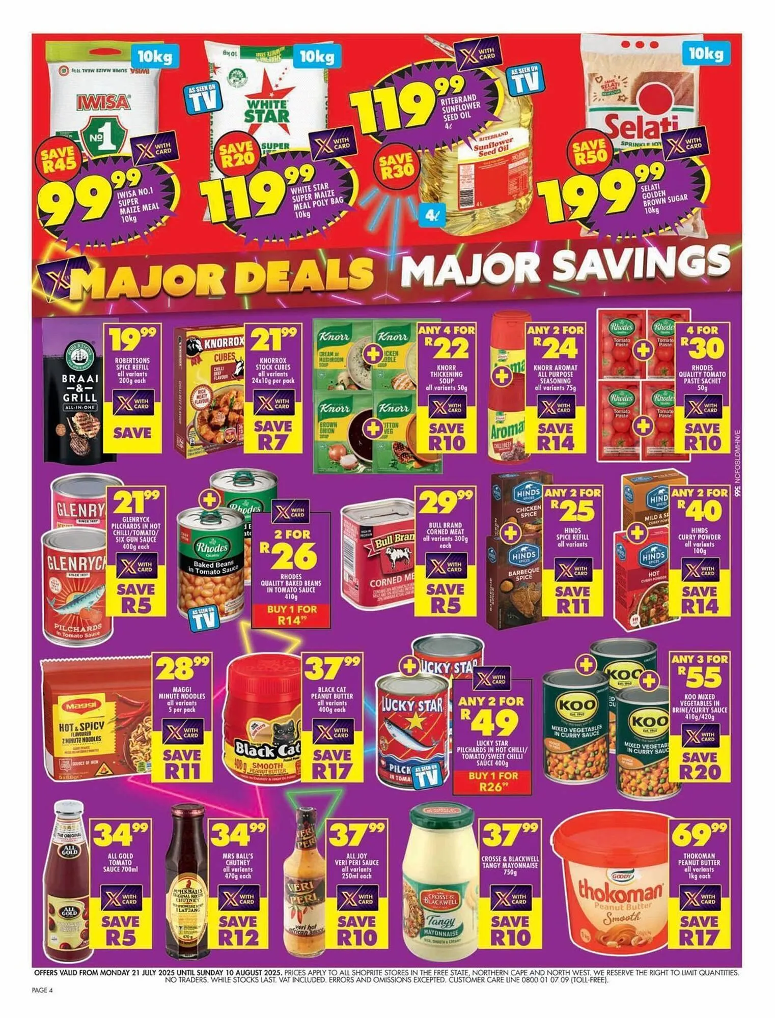 Shoprite catalogue from 22 July to 10 August 2025 - Catalogue Page 4