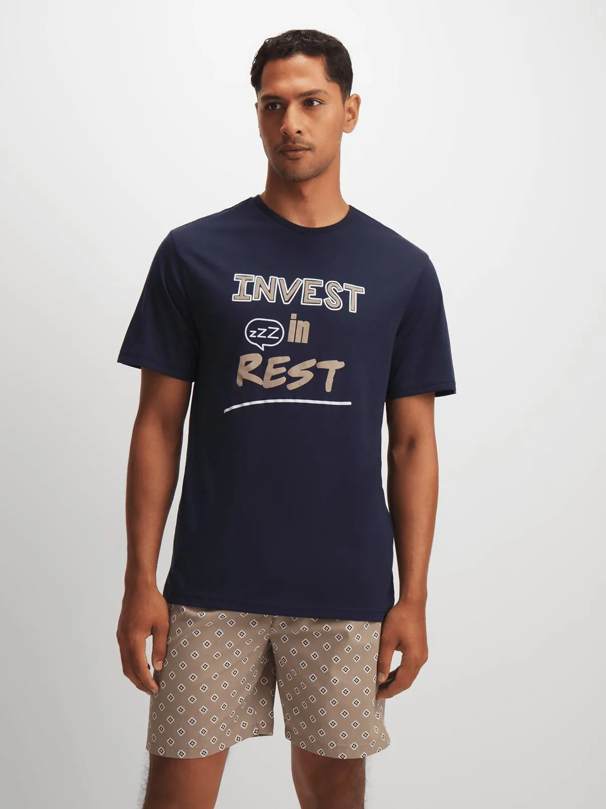 Jet Men's Navy Pyjama Set