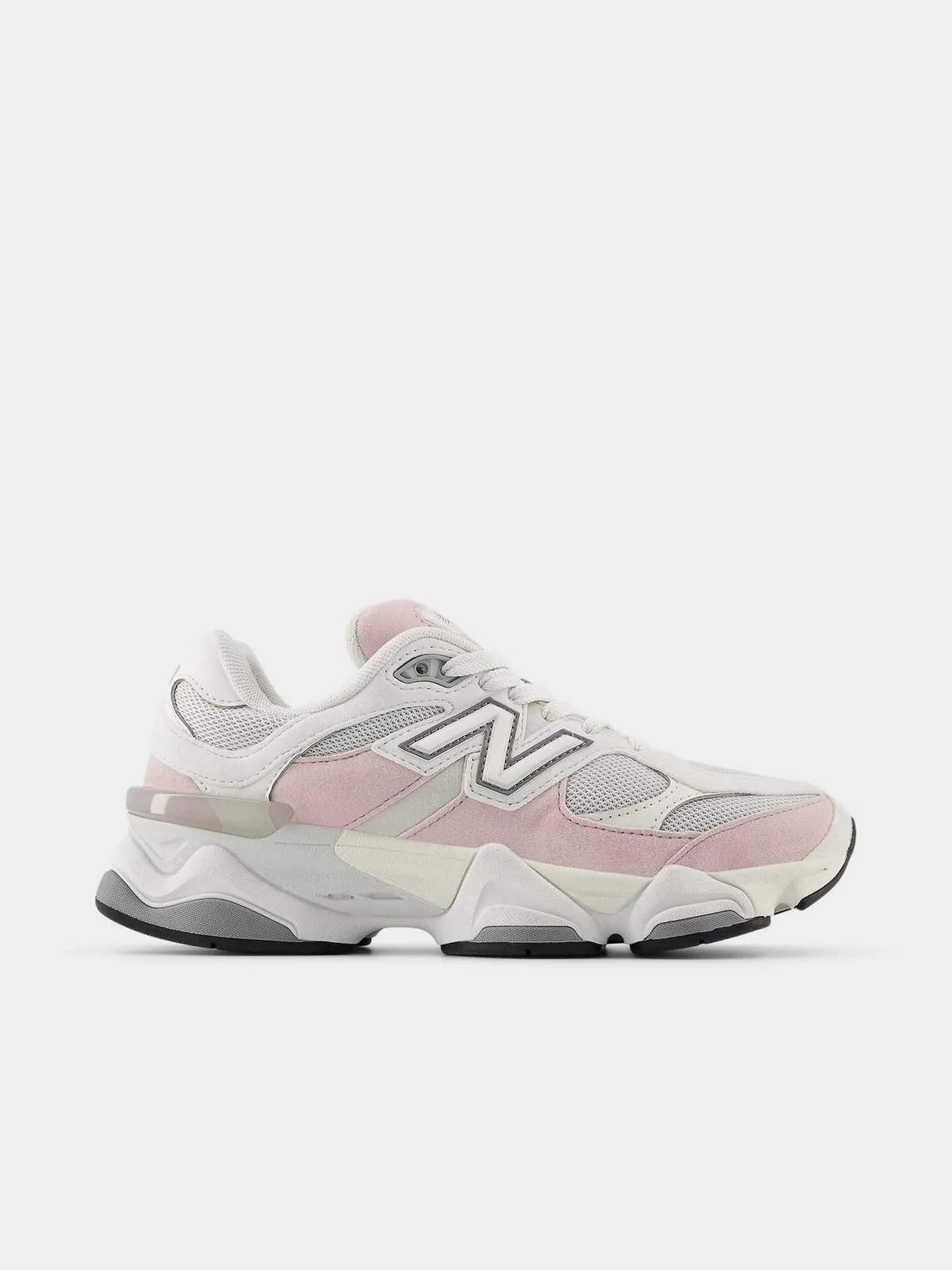 New Balance Junior 9060 White/Pink Sneaker