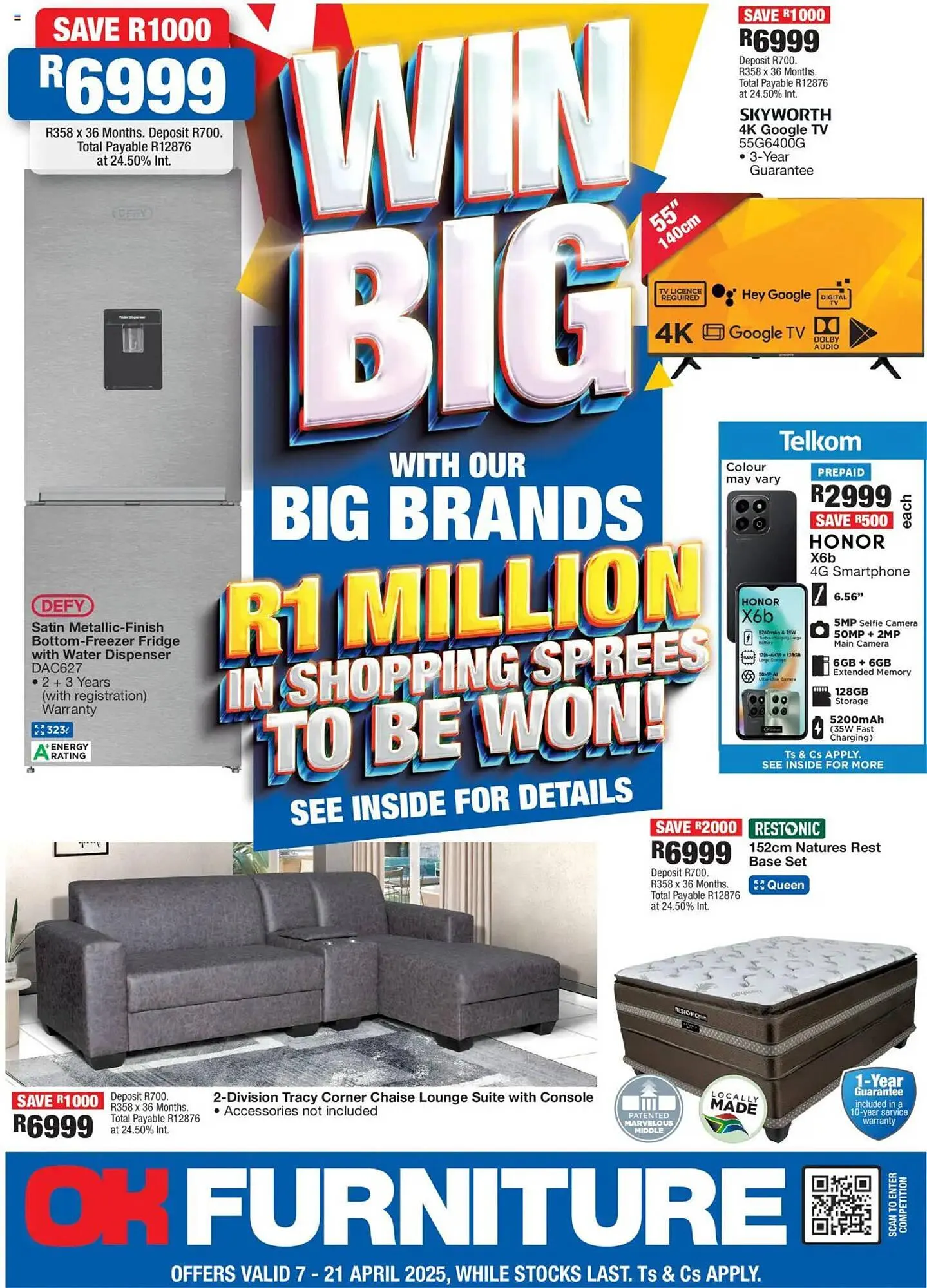 OK Furniture catalogue from 7 April to 21 April 2025 - Catalogue Page 1