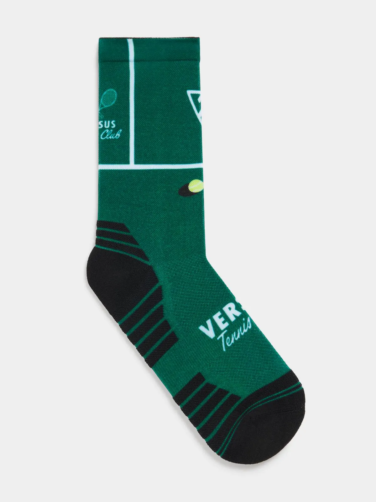 Versus Retro Tennis Active Crew Green Socks