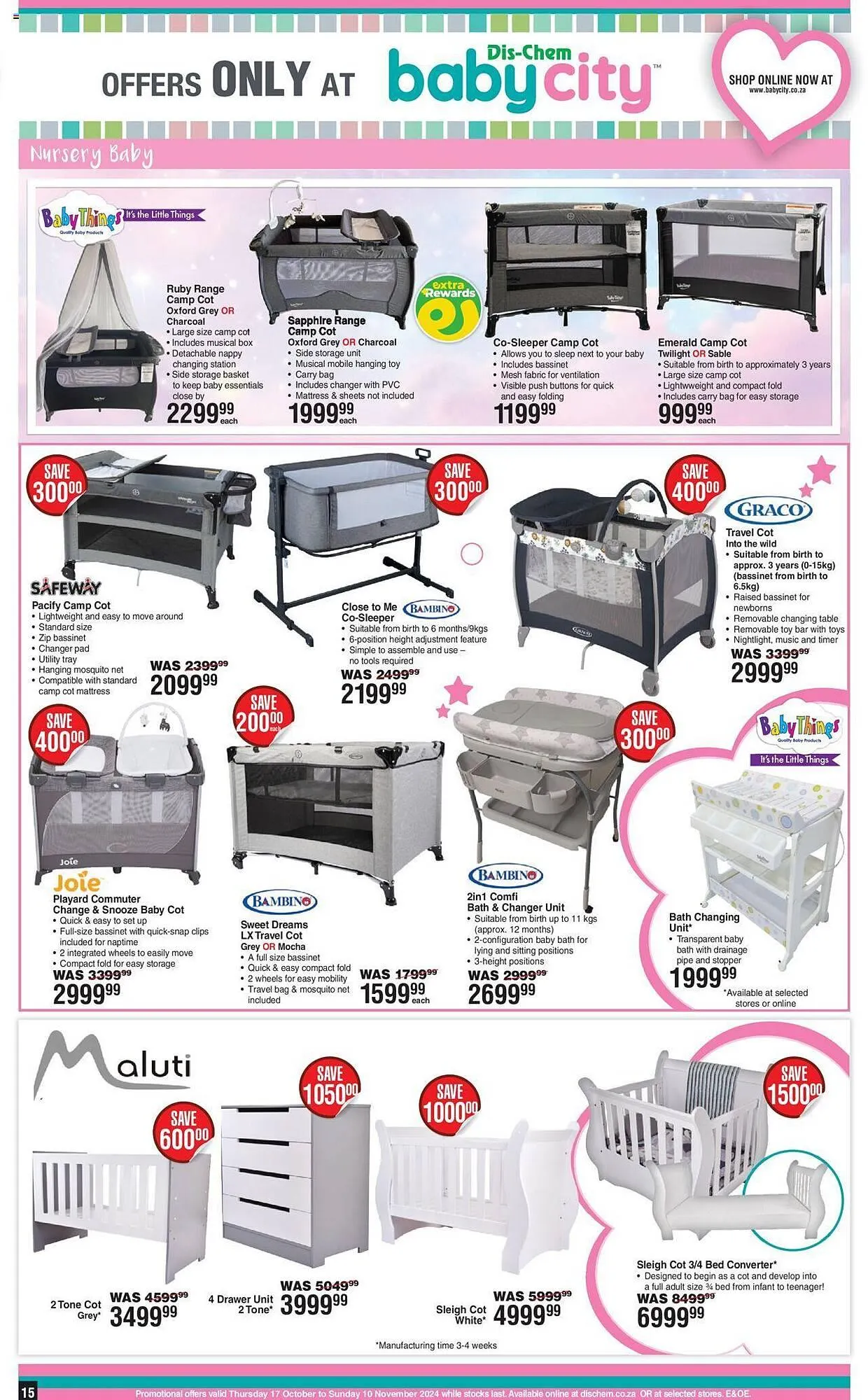 Baby City catalogue from 17 October to 10 November 2024 - Catalogue Page 15