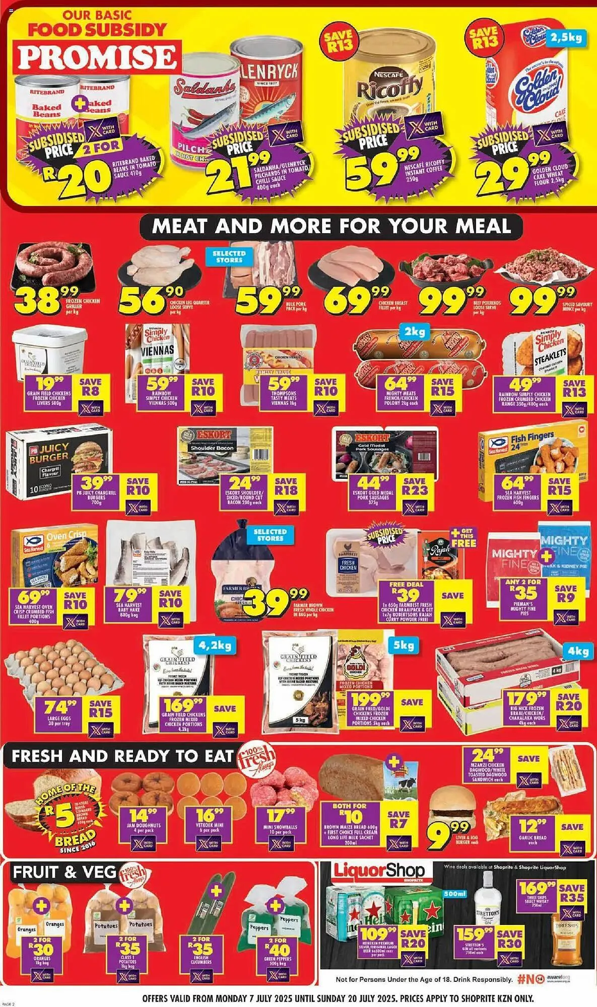 Shoprite catalogue from 7 July to 20 July 2025 - Catalogue Page 2