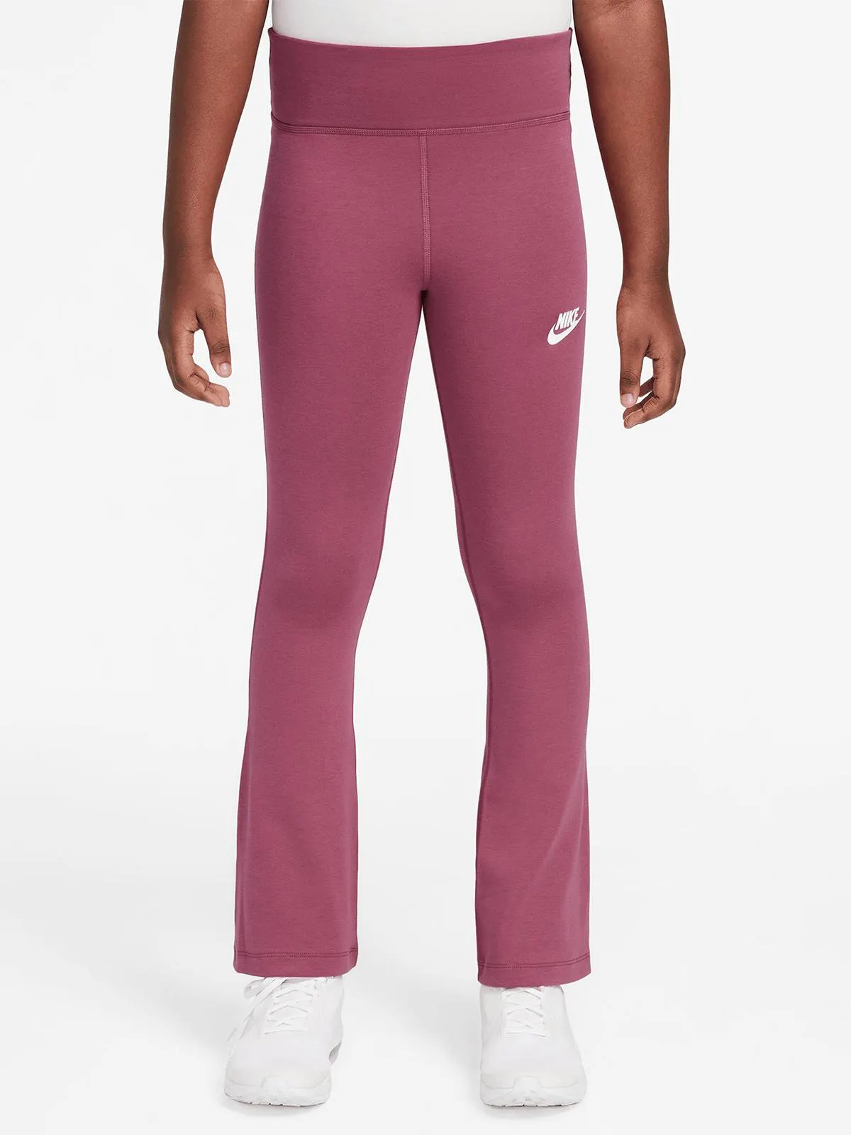Nike Girls Youth Sportswear Classic Pink Flare Legging