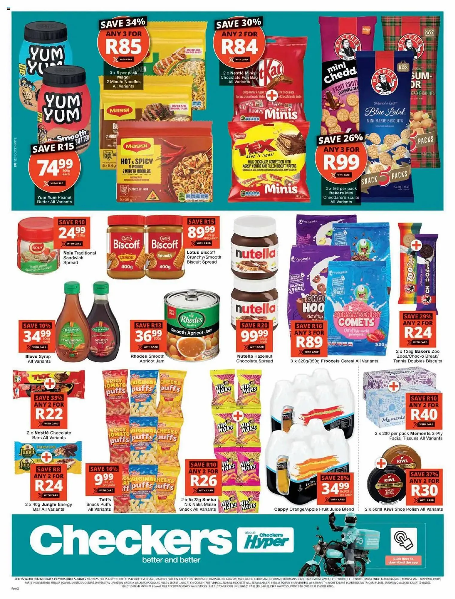 Checkers catalogue from 14 July to 27 July 2025 - Catalogue Page 2