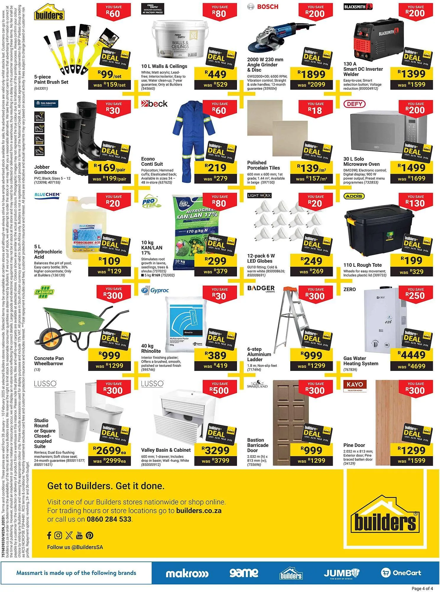 Builders Warehouse catalogue from 28 January to 10 February 2025 - Catalogue Page 2