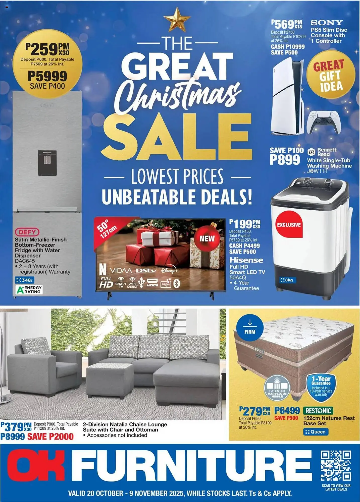 OK Furniture catalogue from 20 October to 9 November 2025 - Catalogue Page 1
