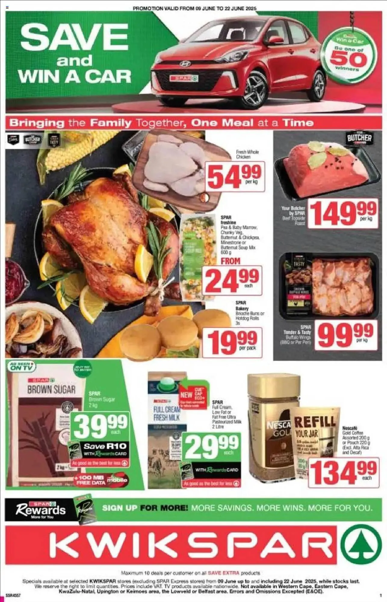 KwikSpar catalogue from 9 June to 22 June 2025 - Catalogue Page 1