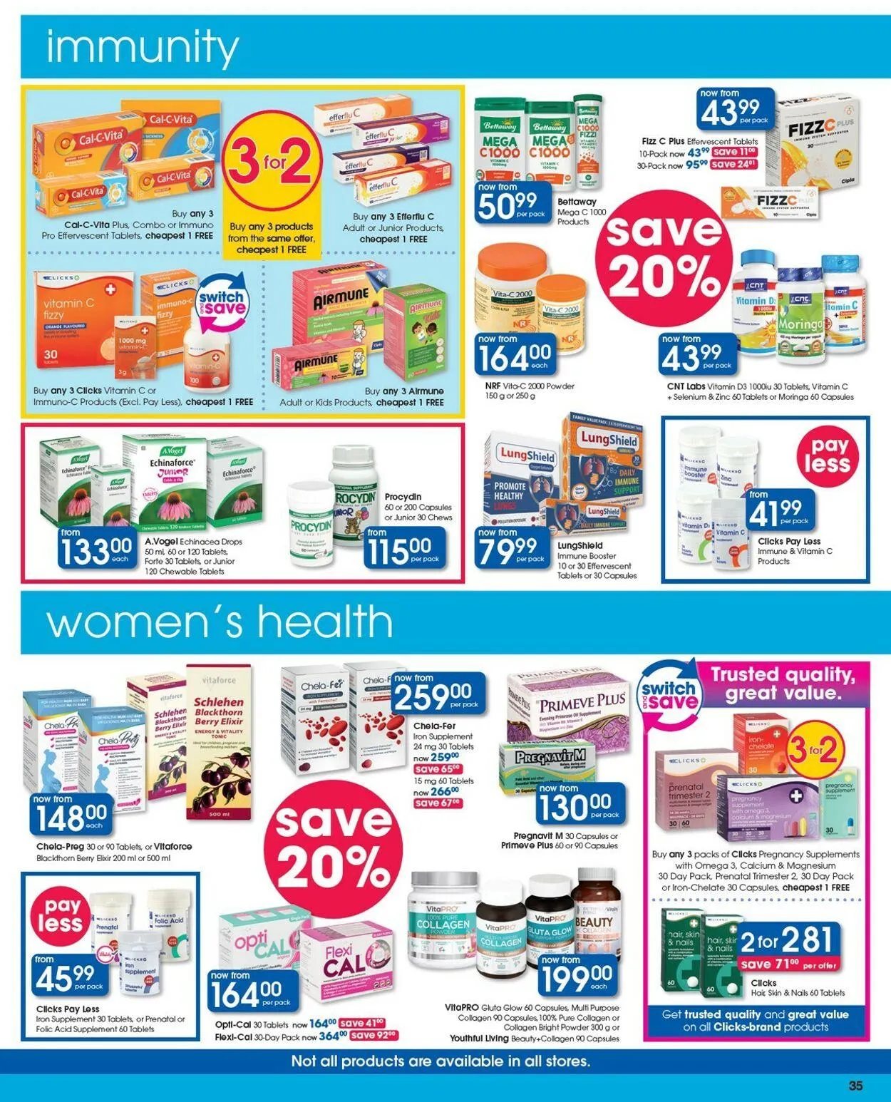 Clicks Current catalogue from 17 June to 1 July 2025 - Catalogue Page 35