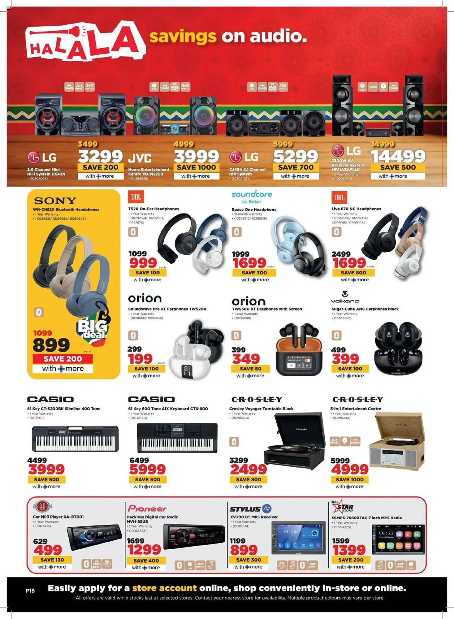 HiFi Corp catalogue from 3 September to 24 September 2025 - Catalogue Page 16