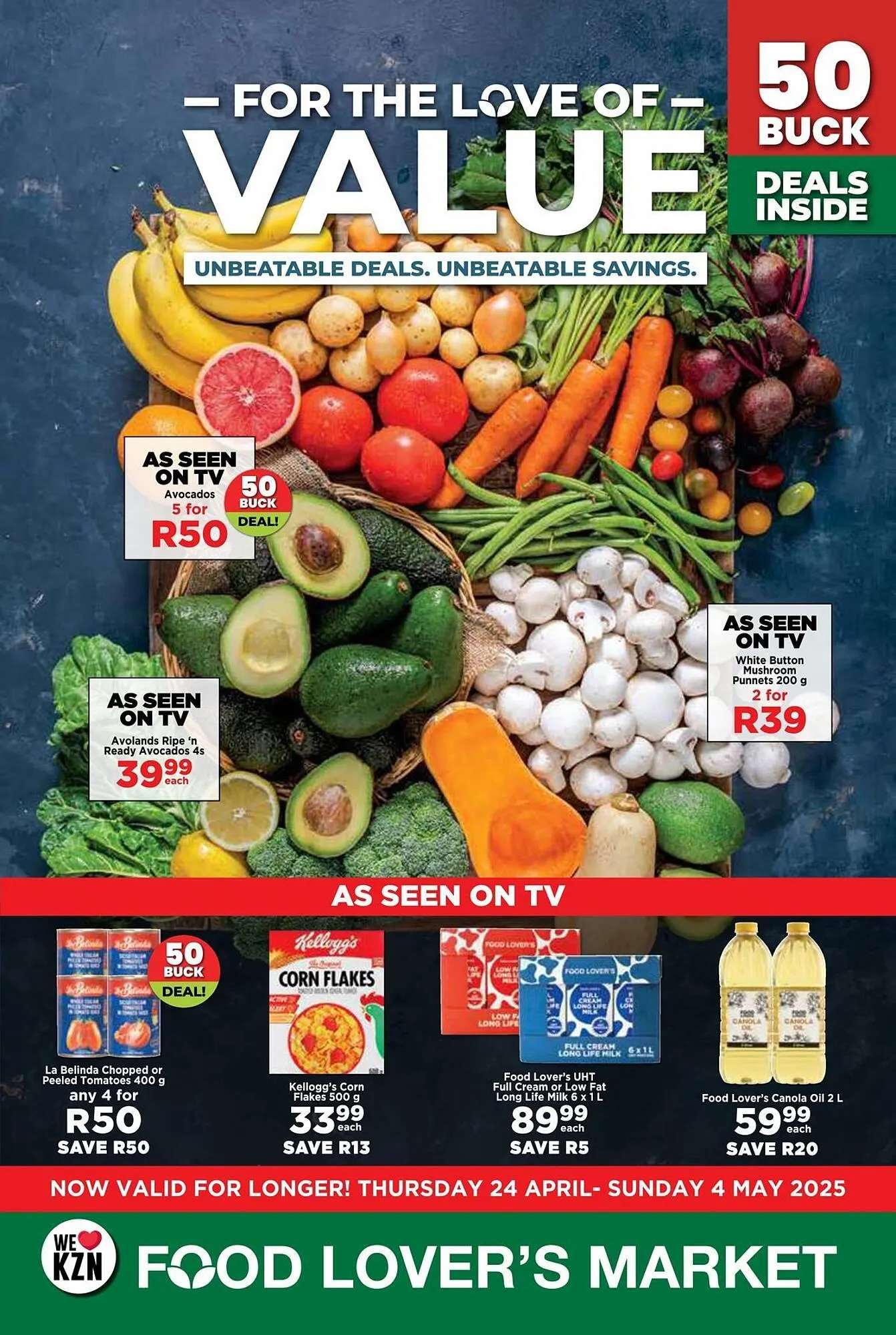 Food Lover's Market catalogue from 24 April to 4 May 2025 - Catalogue Page 1