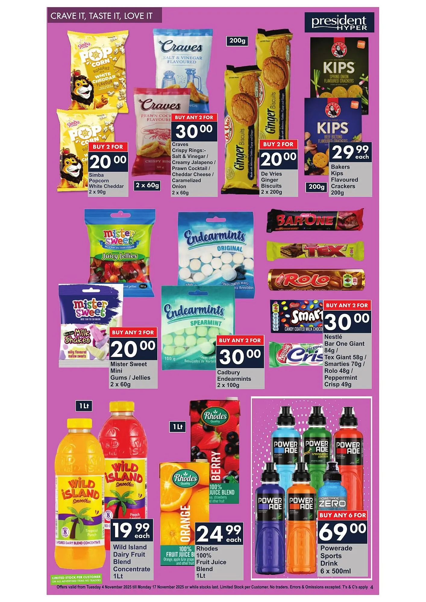 President Hyper catalogue from 4 November to 17 November 2025 - Catalogue Page 4