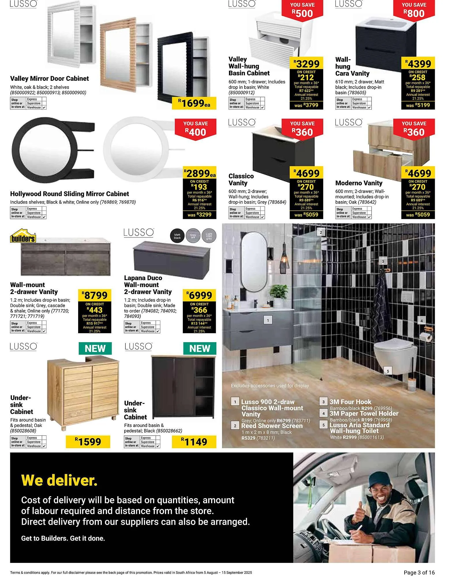 Builders Warehouse catalogue from 5 August to 15 September 2025 - Catalogue Page 3
