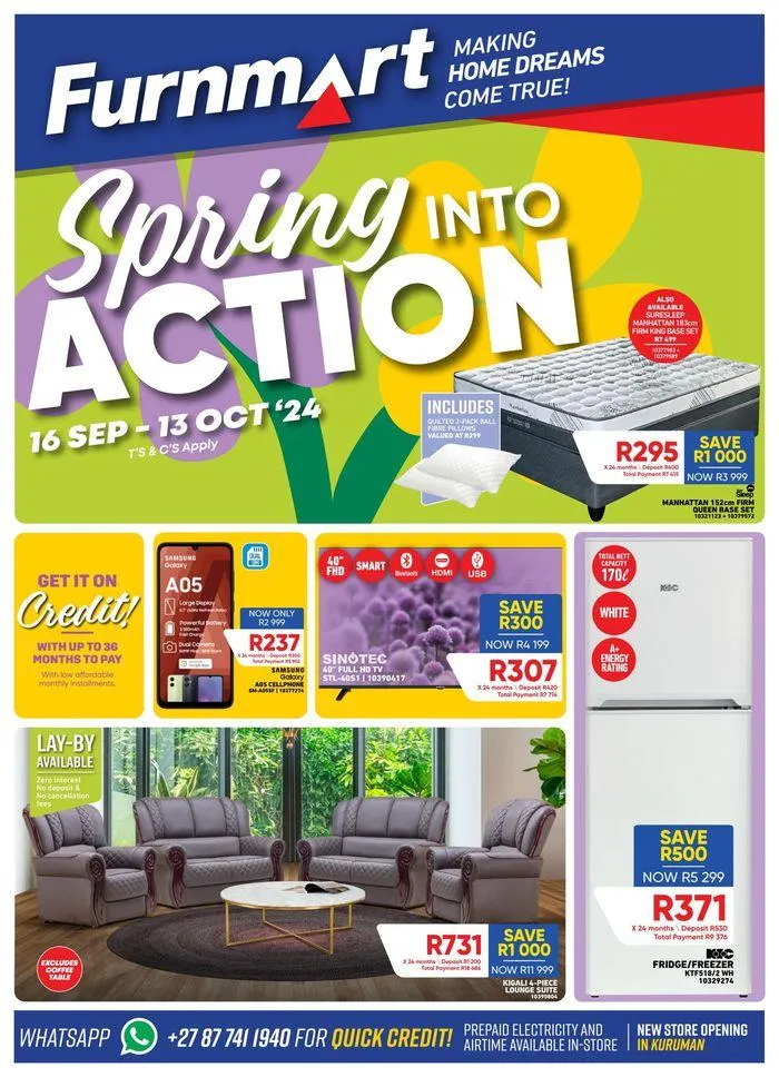Spring into Action! from 19 September to 13 October 2024 - Catalogue Page 1