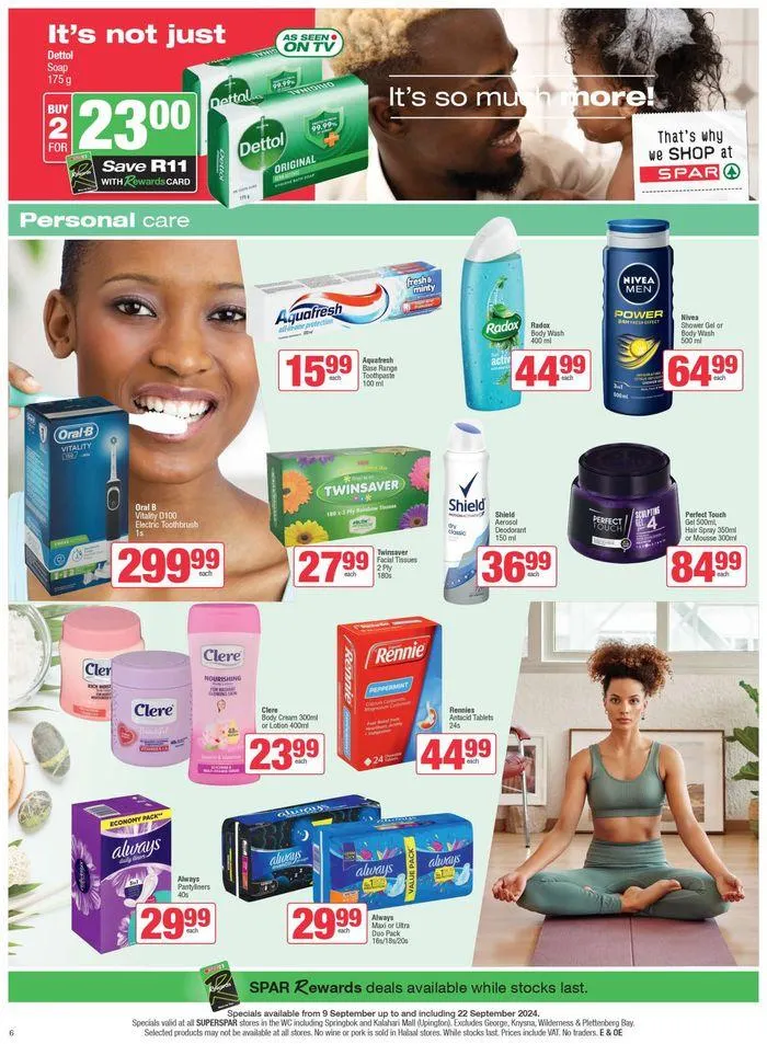 Specials SuperSpar from 13 September to 22 September 2024 - Catalogue Page 6