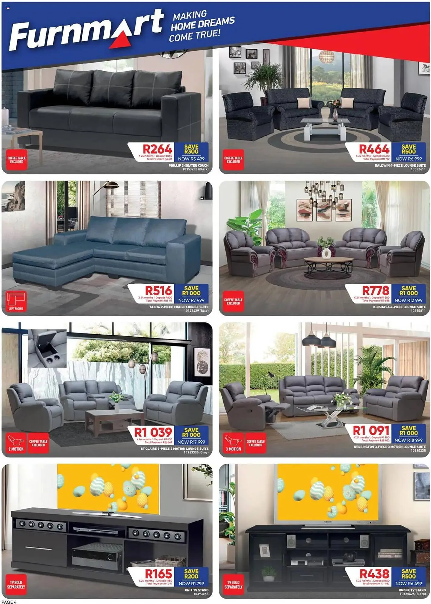 Furnmart catalogue from 7 April to 11 May 2025 - Catalogue Page 4
