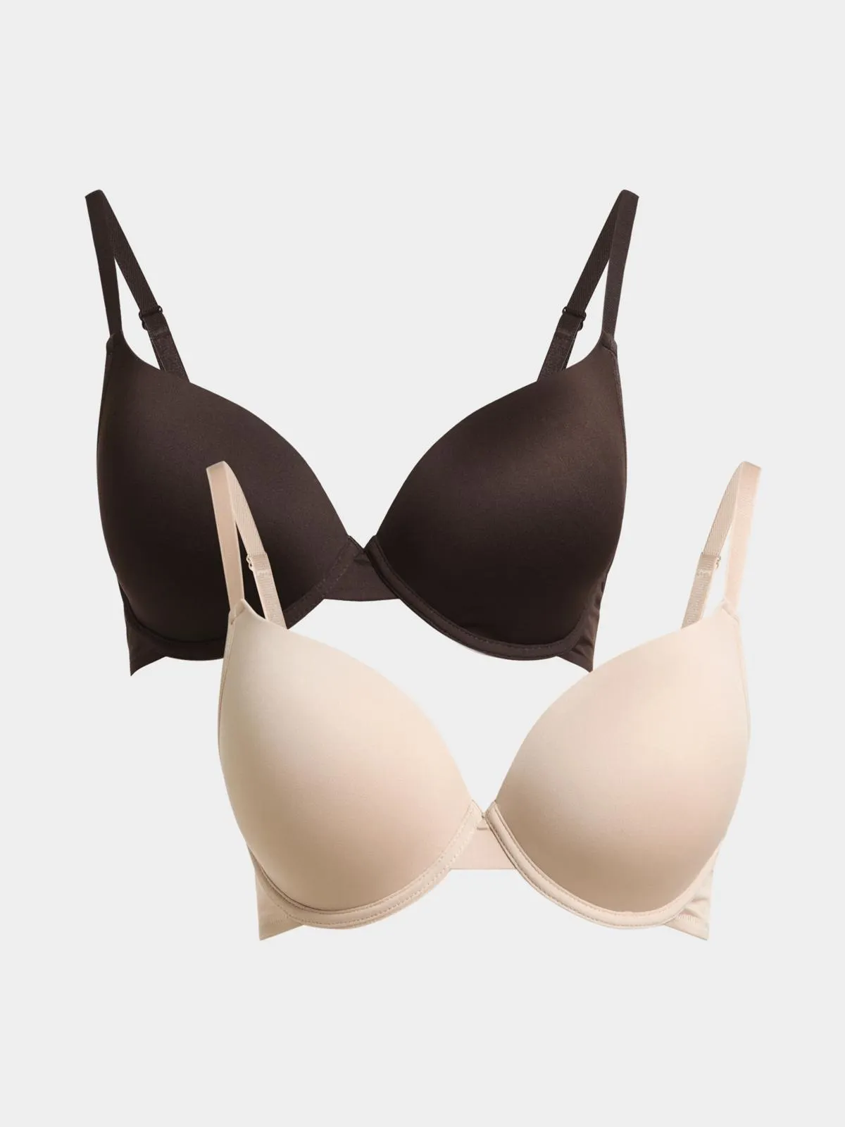 Jet Women's Beige Choc 2 Pack T Bra