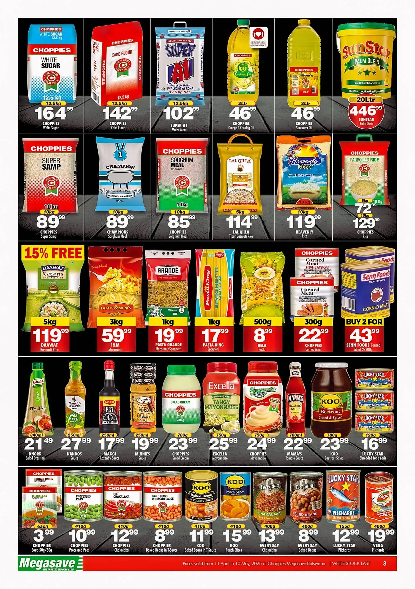 Choppies catalogue from 11 April to 10 May 2025 - Catalogue Page 3