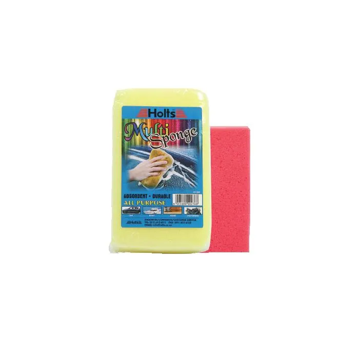 Holts Multi Purpose Sponge 20 x 12 x 5cm