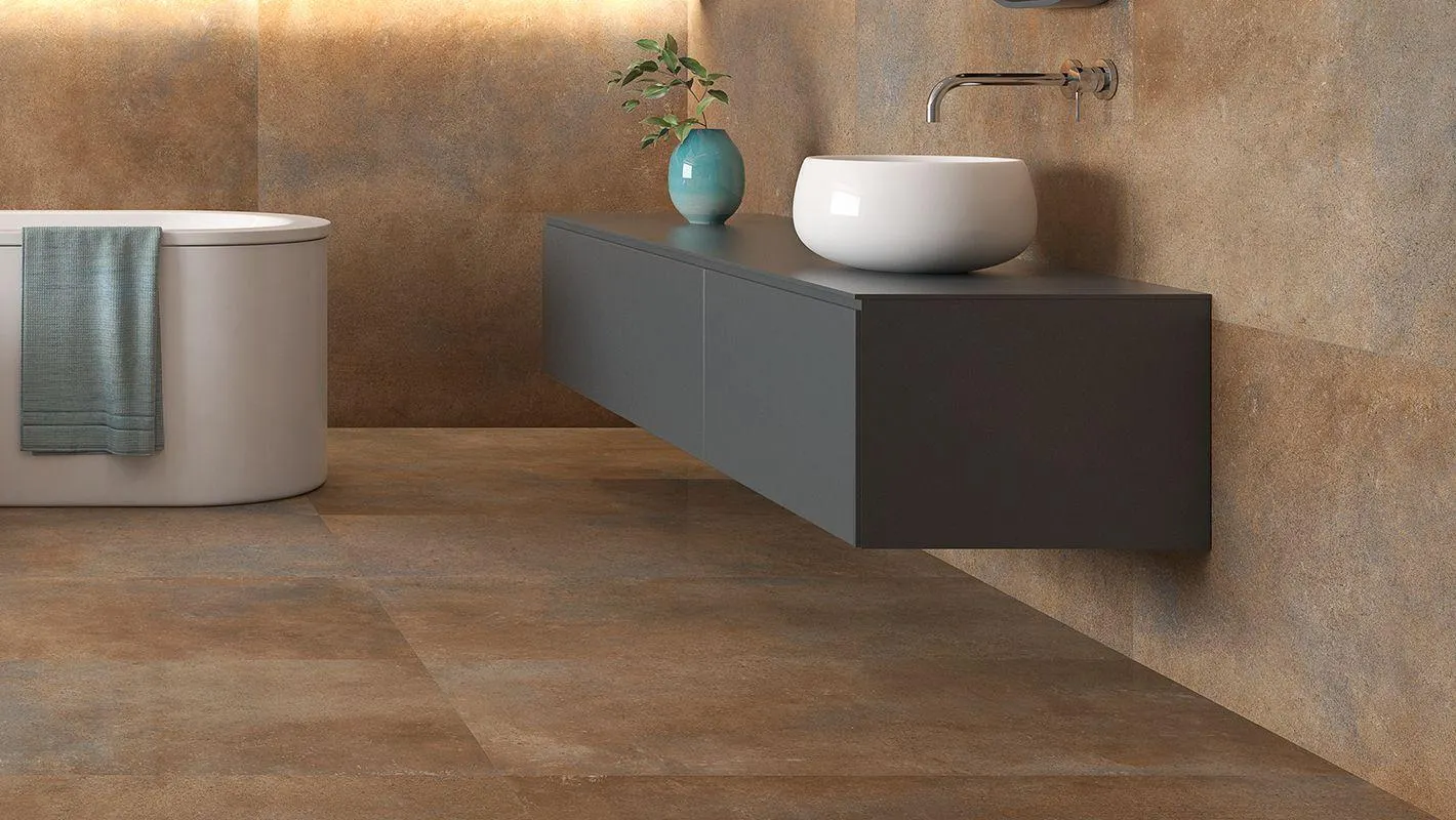 Dakar Brown Rectified Glazed Polished Porcelain Tile 1200 x 1200mm