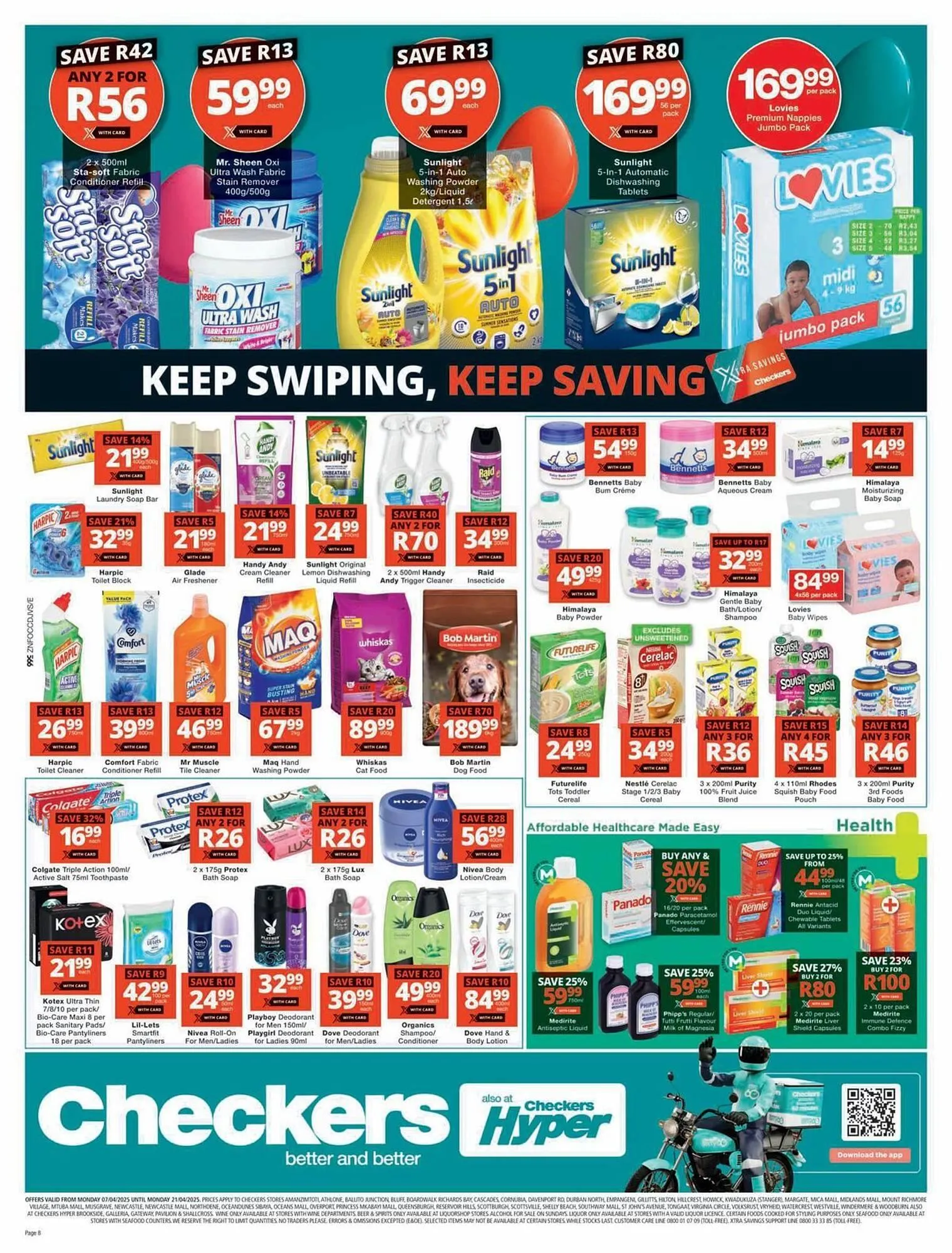 Checkers catalogue from 7 April to 21 April 2025 - Catalogue Page 8